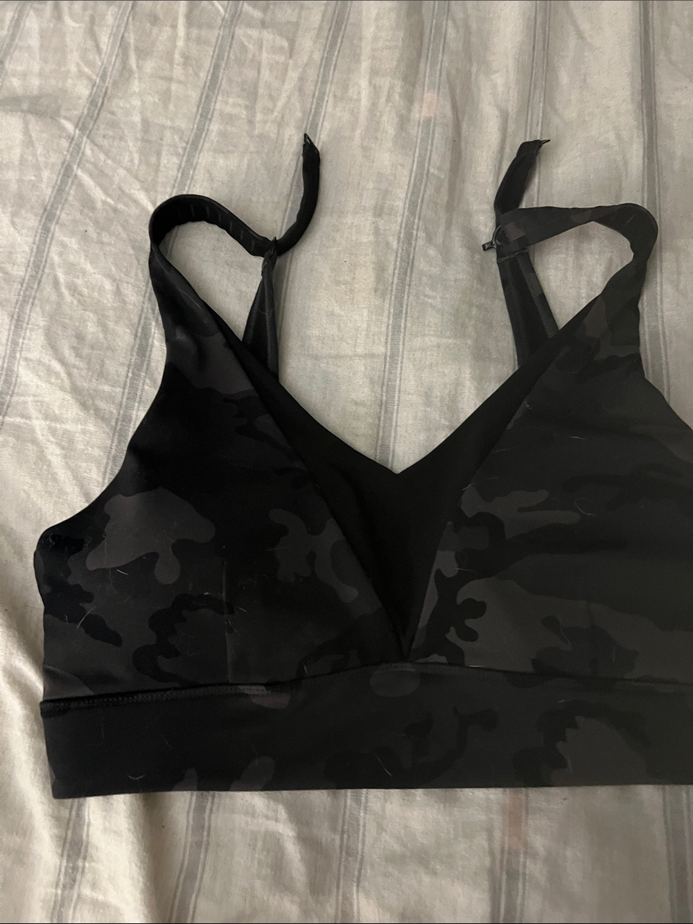 5/$10 item zyia Black Camo sports Bra